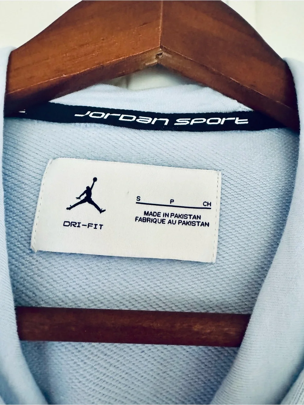 Jordan Men’s Light Blue Hoodie sweatshirt